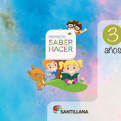 CAJA PARVULO 3 AÑOS SABER HACER (Libro Lenguaje integrado + libro de entorno + material concreto)