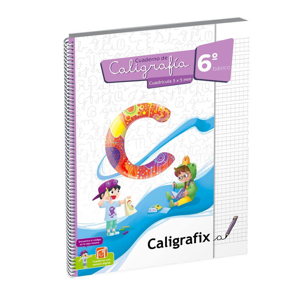 Caligrafía 6° Básico Cuadriculada