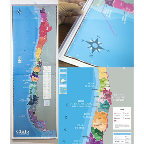 Mapa De Chile Político