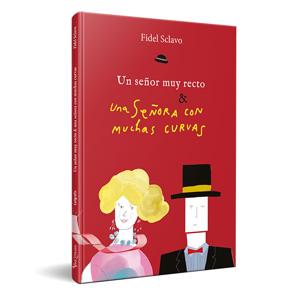 Un señor muy recto y una señora con muchas curvas