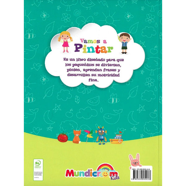 Vamos A Pintar - Mi Primer Libro Para Colorear Y Aprender - Imagen 2