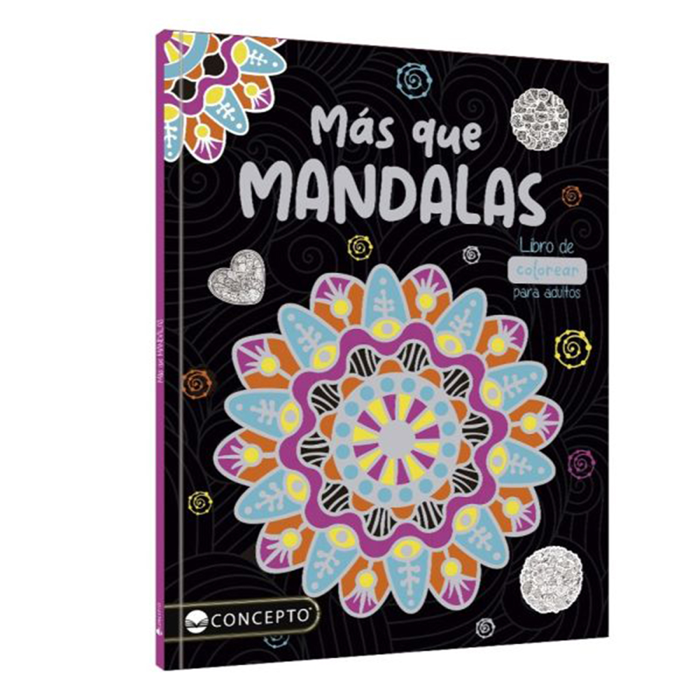 Más que mandalas (Libros para colorear adultos)