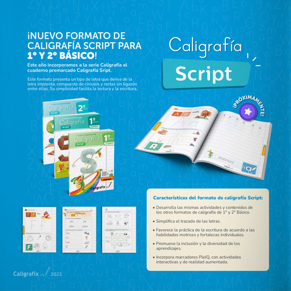 Caligrafía 3° Básico Script - Imagen 3