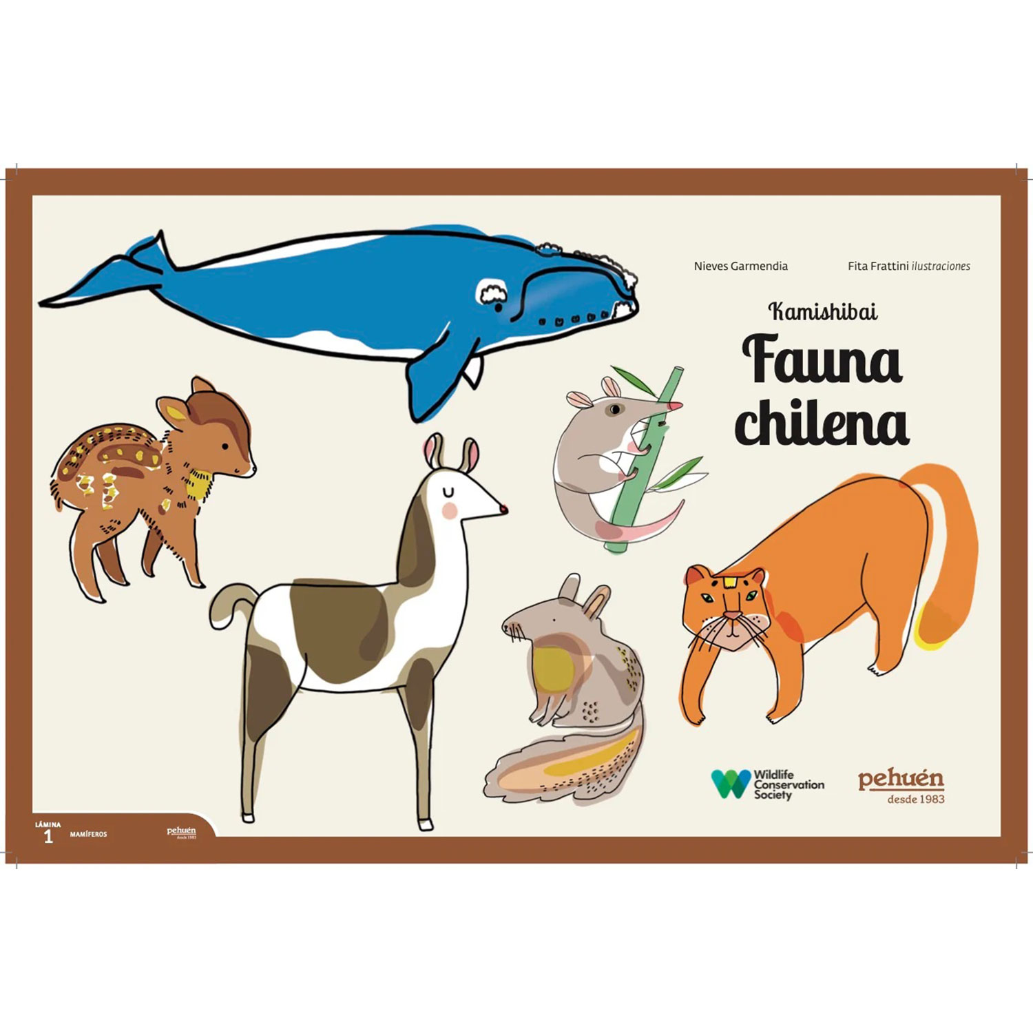 Laminas Kamishibai, Fauna chilena