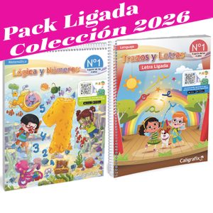 Pack Lógica Y Números Nº1 + Trazos Y Letras Nº1 - "Ligada"