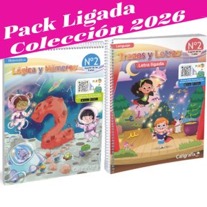 Pack Lógica Y Números Nº2 + Trazos Y Letras Nº2 "Ligada"